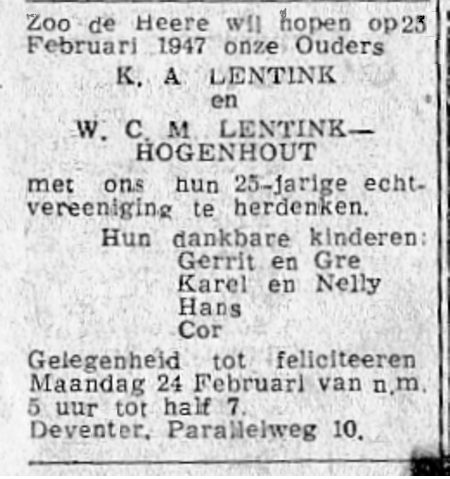 Advertentie.
